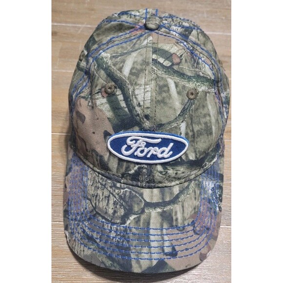 Signatures FORD Official Licensed Product Real Tree Camouflage Hat Cap S/M - Picture 1 of 7